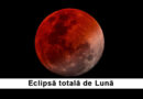 Eclipsă totală de „Lună sângerie” va fi vizibilă și în România