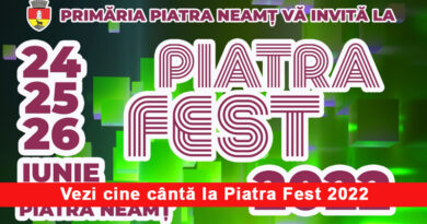 Piatra Fest 2022 – Zilele Orașului Piatra Neamț